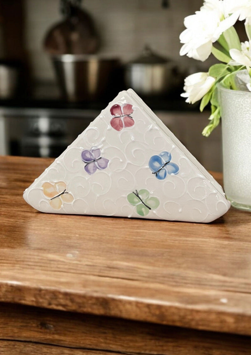 Triangle Napkin Holder - LadybirdCeramics