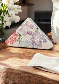 Triangle Napkin Holder - LadybirdCeramics