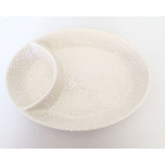 Winter Chip and Dip - LadybirdCeramics