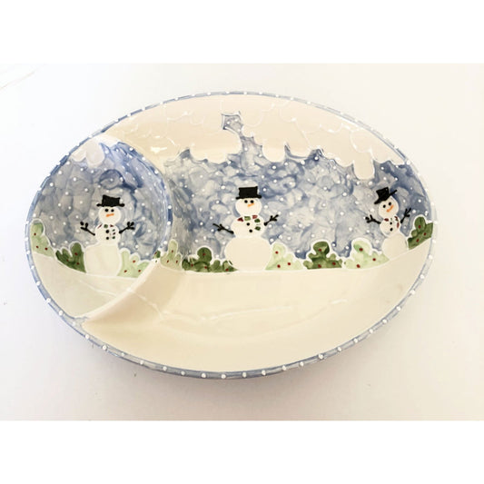 Winter Chip and Dip - LadybirdCeramics