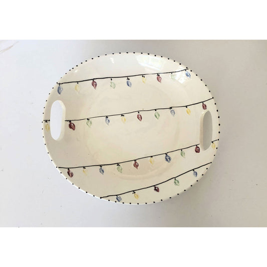 Winter Handled Bowl - LadybirdCeramics