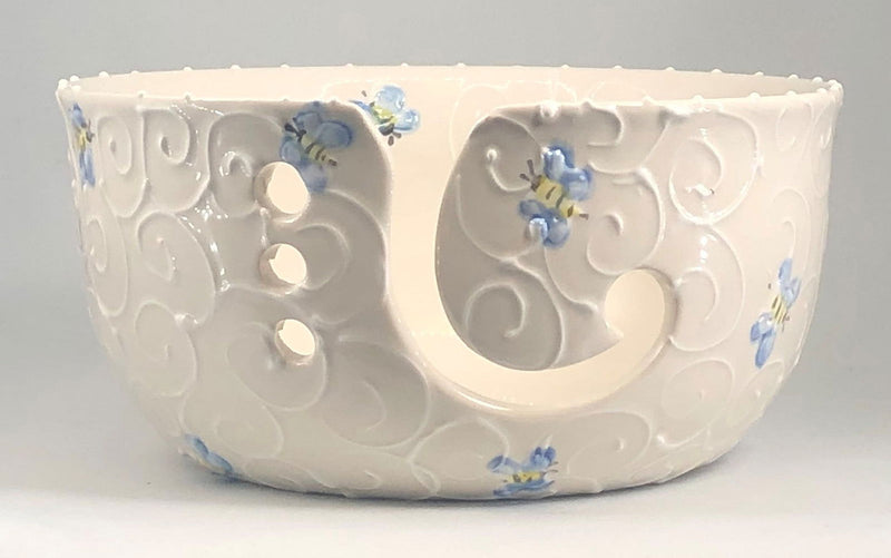 Knitting bowl / Yarn Bowl - LadybirdCeramics