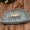 Winter Square Chip and Dip Bowl