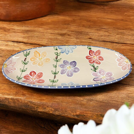 Oval Serving Dish/ French Bread Tray