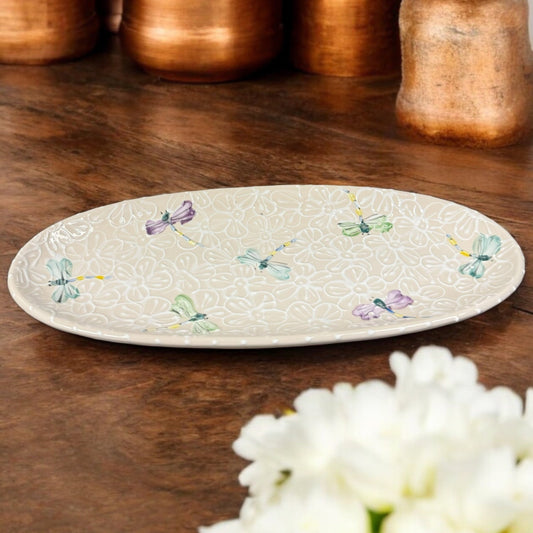 Oval Serving Dish/ French Bread Tray