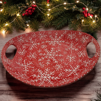 Winter Handled Bowl