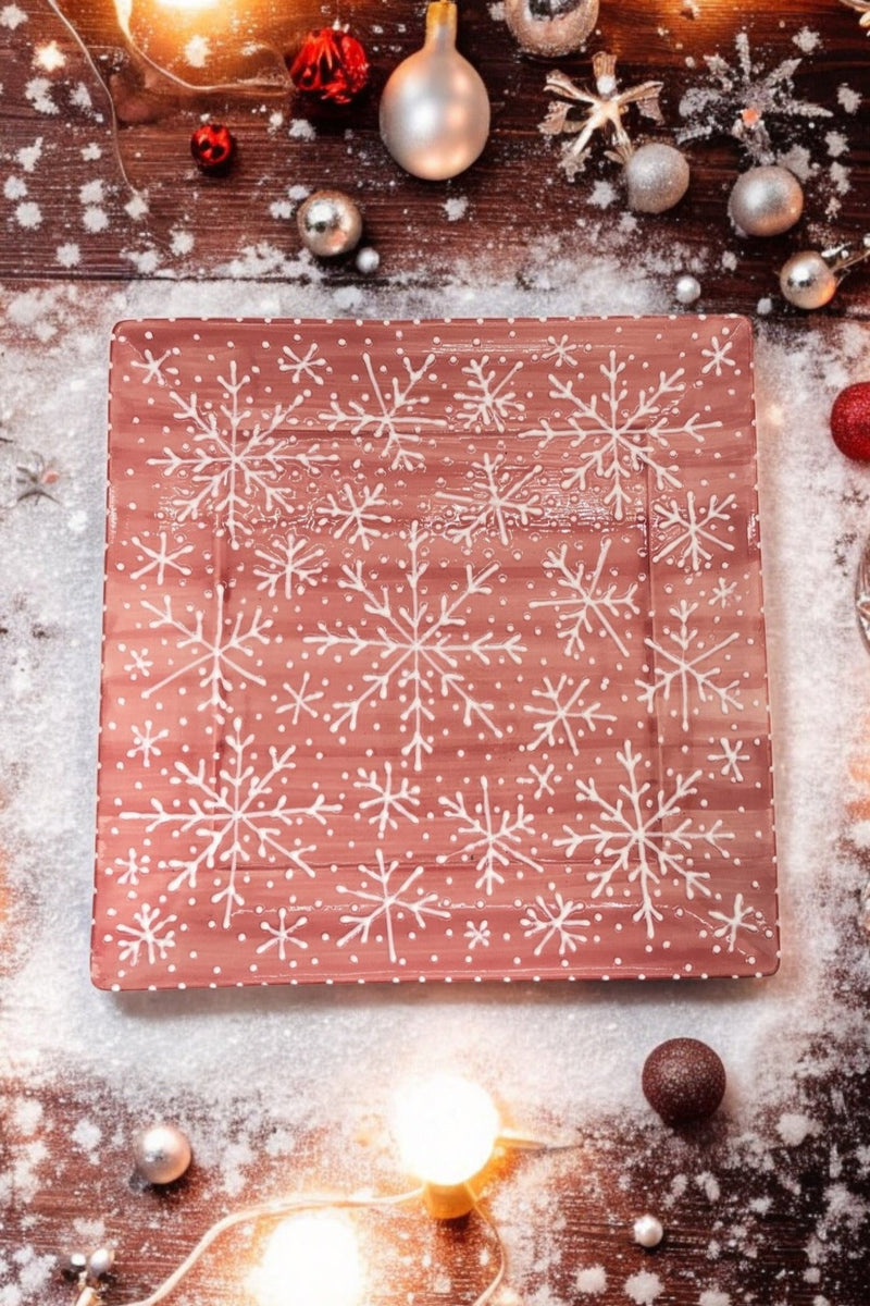 Holiday 12" Square Plate