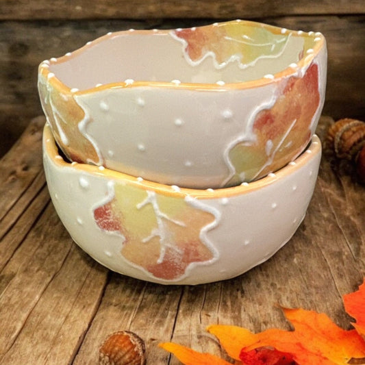 Small Petal Bowls Autumn Leaves: Limited Edition