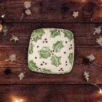 Holiday Tiny Square Dish 5"