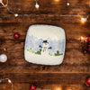 Holiday Tiny Square Dish 5"