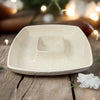 Winter Square Chip and Dip Bowl